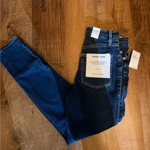 Good American Dark Blue Skinny Jeans